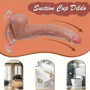 8.6in Telescopic Vibrating Heating Remote Silicone Soft G Spot Big Dildo