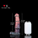 8.74in 10.66in 13.3in Fantasy Dual Layer Silicone Muscle Horse Big Dildo