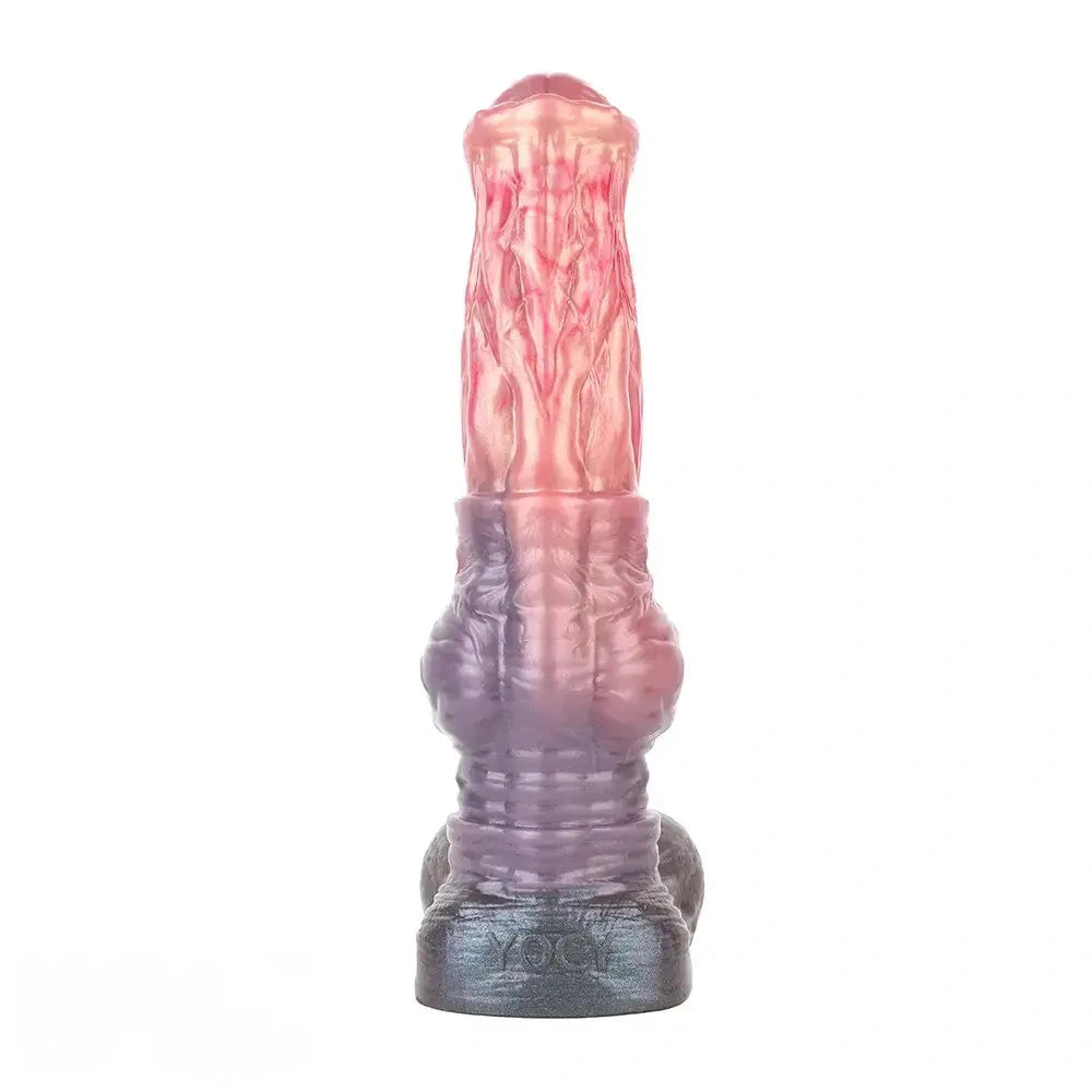 8.74in 10.66in 13.3in Fantasy Dual Layer Silicone Muscle Horse Big Dildo