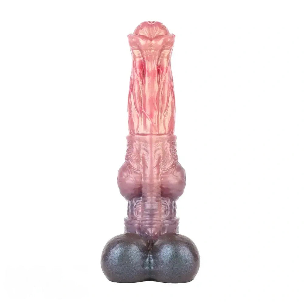 8.74in 10.66in 13.3in Fantasy Dual Layer Silicone Muscle Horse Big Dildo