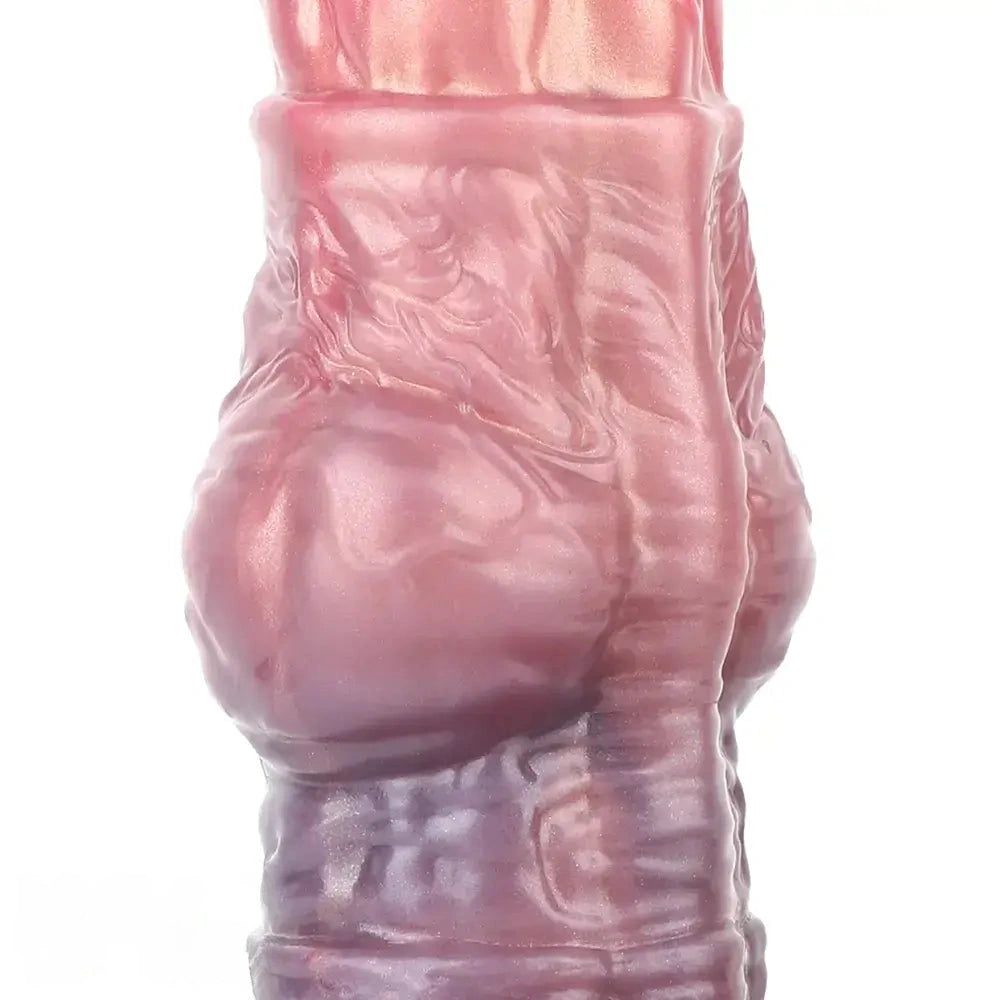 8.74in 10.66in 13.3in Fantasy Dual Layer Silicone Muscle Horse Big Dildo
