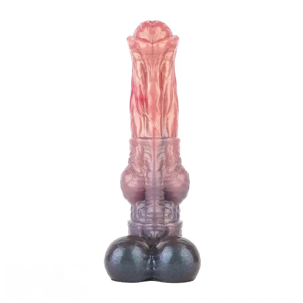 8.74in 10.66in 13.3in Fantasy Dual Layer Silicone Muscle Horse Big Dildo
