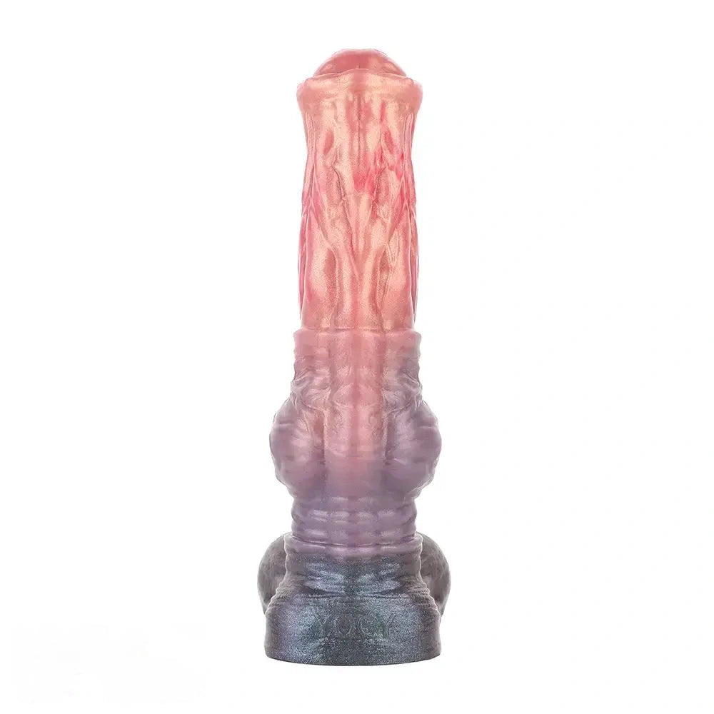 8.74in 10.66in 13.3in Fantasy Dual Layer Silicone Muscle Horse Big Dildo