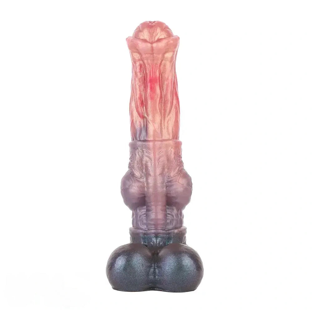 8.74in 10.66in 13.3in Fantasy Dual Layer Silicone Muscle Horse Big Dildo