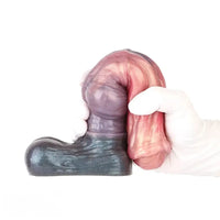 8.74in 10.66in 13.3in Fantasy Dual Layer Silicone Muscle Horse Big Dildo