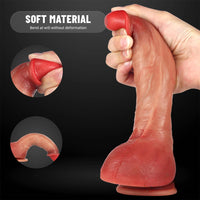 8.74in Big Real Feeling Penis Dildo Lesbian Anal Sex Love Toy