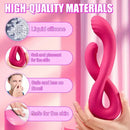 8.74in Dual Heads Vibrating Automatic Dildo For Internal Simultaneous