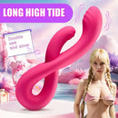 8.74in Dual Heads Vibrating Automatic Dildo For Internal Simultaneous