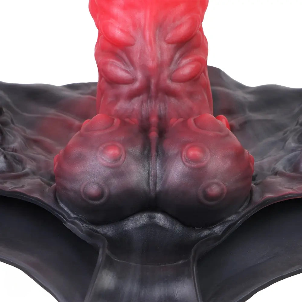 8.74in Fantasy Hollow Dildo Pants For Gay Men Penis Lengthening Thickening