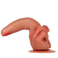 8.74in New Style Makeup 3D Printed Real Feeling Finger Dildo Sex Toy