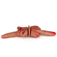 8.74in New Style Makeup 3D Printed Real Feeling Finger Dildo Sex Toy