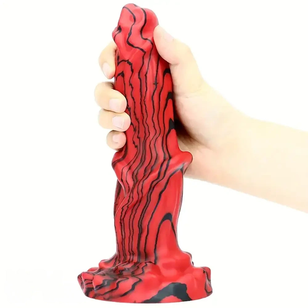 8.74in Realistic Anal Fantasy Silicone Soft Large Dildo For Pleasure