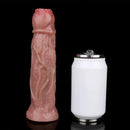 8.74in Silicone Odd Soft Big Egg Laying Dildo For Anal Sex Love Toy