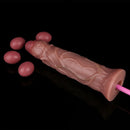 8.74in Silicone Odd Soft Big Egg Laying Dildo For Anal Sex Love Toy