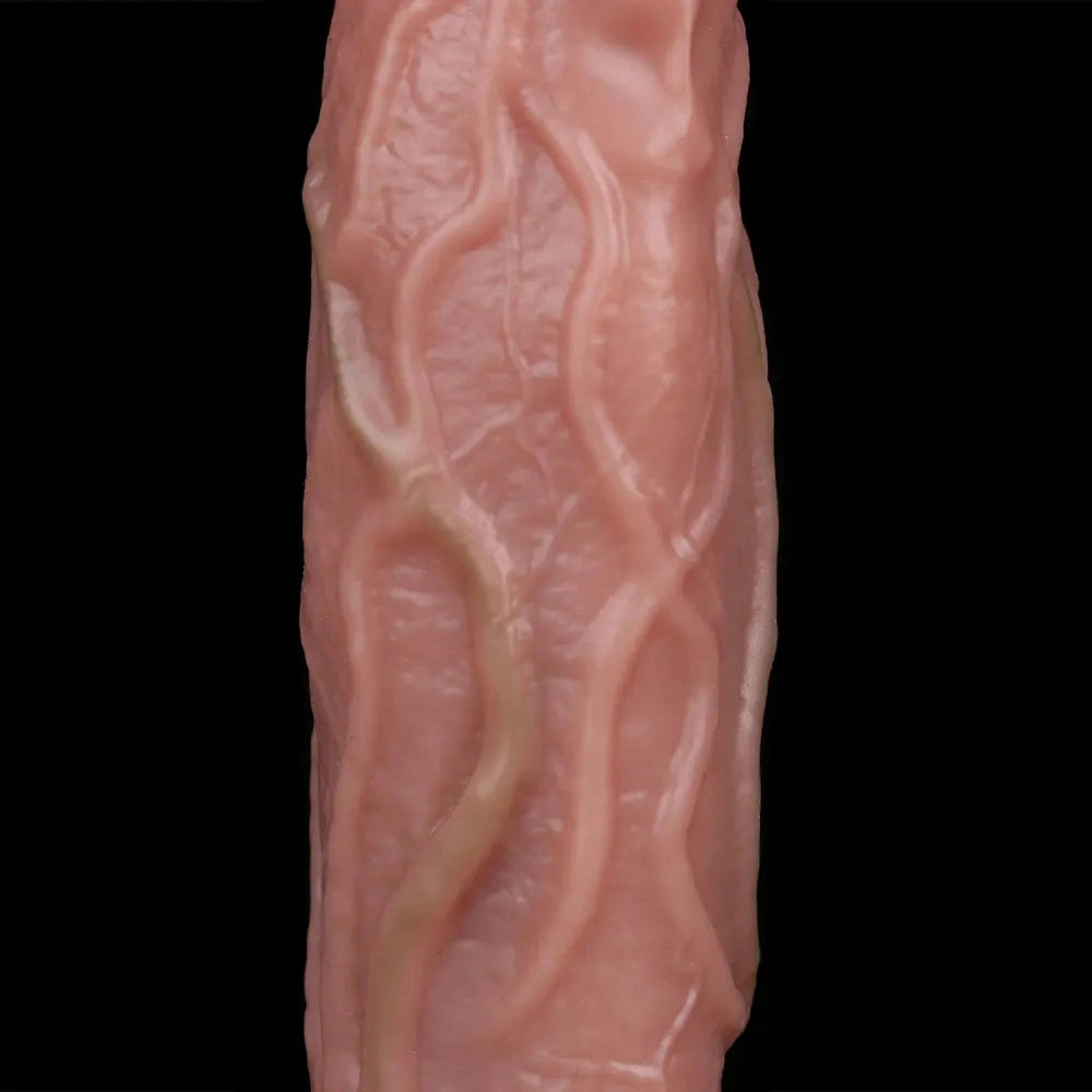 8.74in Silicone Odd Soft Big Egg Laying Dildo For Anal Sex Love Toy