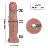 8.74in Silicone Odd Soft Big Egg Laying Dildo For Anal Sex Love Toy