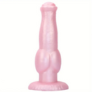 8.77in Soft Silicone Dog Knot Odd Design For Women Animal Dildo