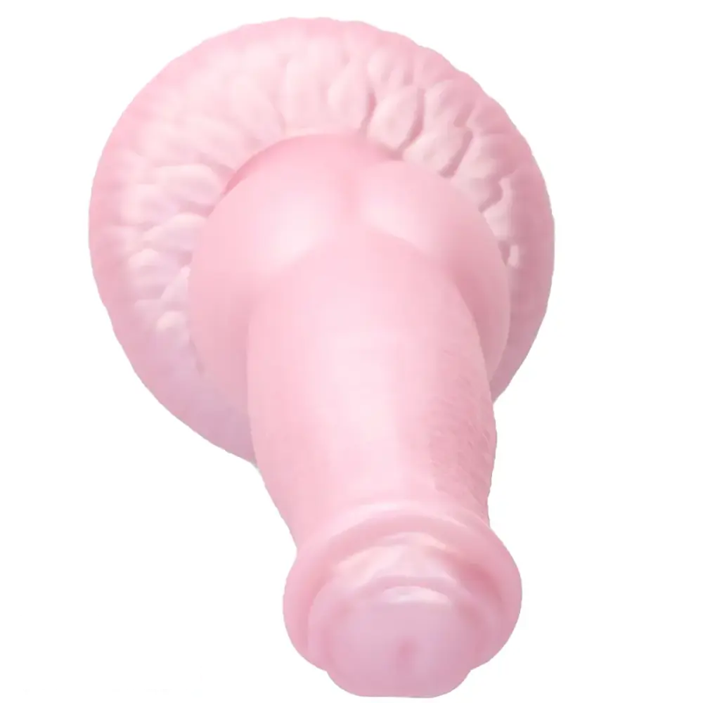 8.77in Soft Silicone Dog Knot Odd Design For Women Animal Dildo