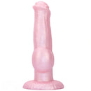 8.77in Soft Silicone Dog Knot Odd Design For Women Animal Dildo