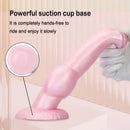 8.77in Soft Silicone Dog Knot Odd Design For Women Animal Dildo