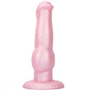 8.77in Soft Silicone Dog Knot Odd Design For Women Animal Dildo