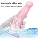 8.77in Soft Silicone Dog Knot Odd Design For Women Animal Dildo
