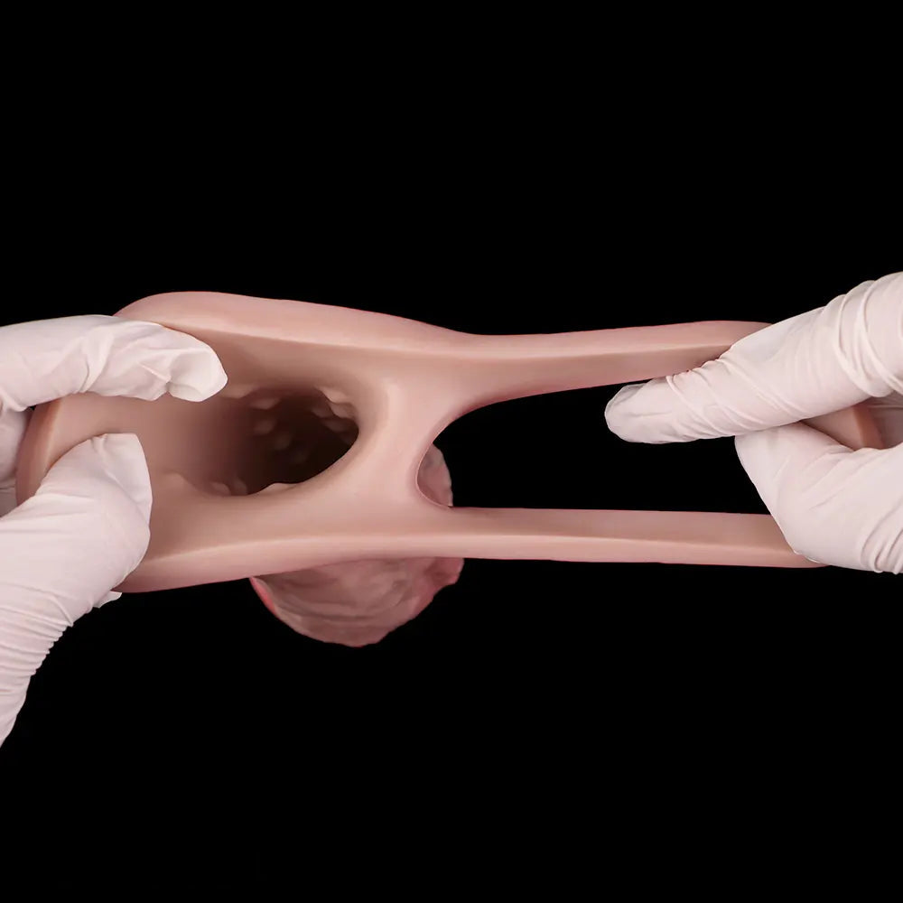 8.78in Realistic Penis Cock Dildo Sleeve Extender Women Vibrating Sex Toy