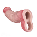 8.78in Realistic Penis Cock Dildo Sleeve Extender Women Vibrating Sex Toy