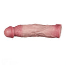8.78in Realistic Penis Cock Dildo Sleeve Extender Women Vibrating Sex Toy