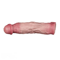 8.78in Realistic Penis Cock Dildo Sleeve Extender Women Vibrating Sex Toy