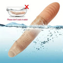 8.78in Vibrating Heating Finger Big Automatic Dildo For G Spot Sex