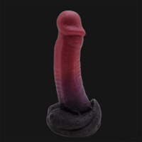 8.7in Big Monster Silicone Flexible Dildo Adult Sex Toy For Females