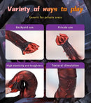 8.7in Cannibal Flower Soft Flexible Silicone Anal Plug Dildo Lifelike Texture