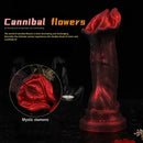 8.7in Cannibal Flower Soft Flexible Silicone Anal Plug Dildo Lifelike Texture