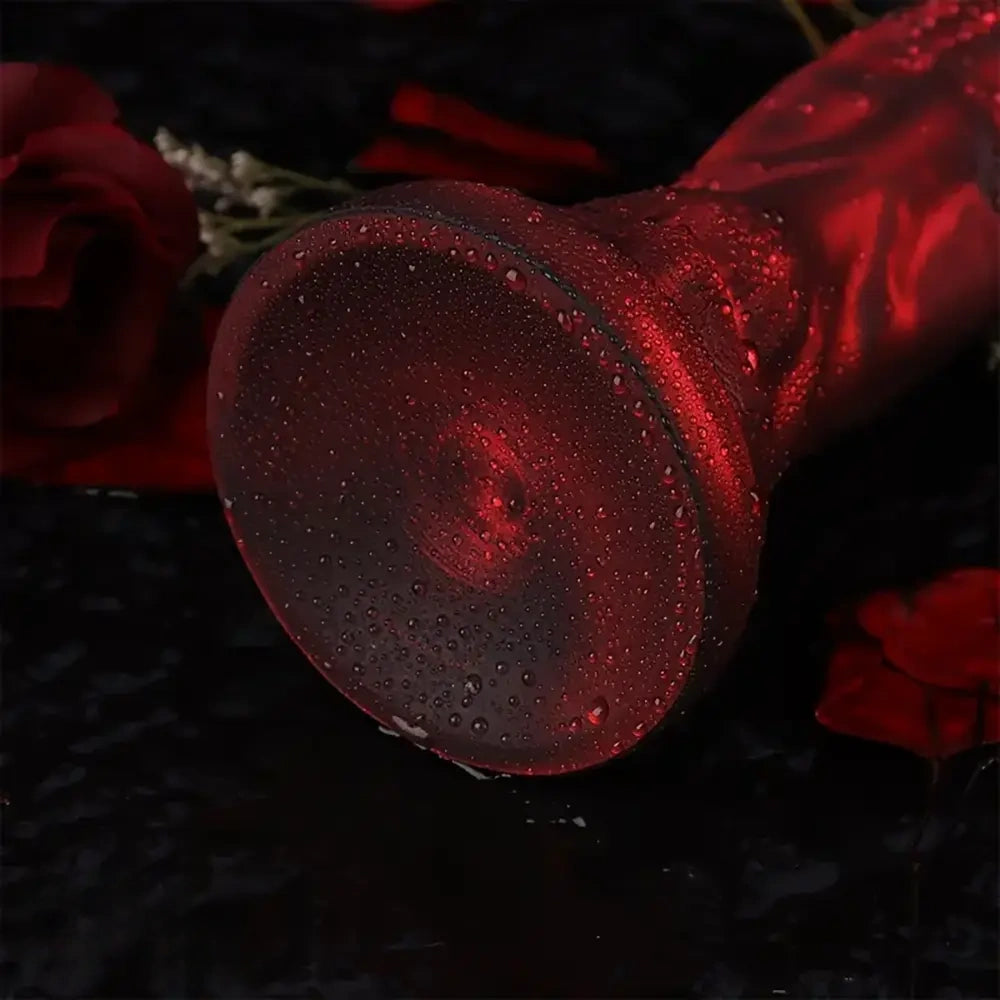 8.7in Cannibal Flower Soft Flexible Silicone Anal Plug Dildo Lifelike Texture