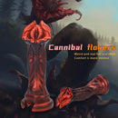 8.7in Cannibal Flower Soft Flexible Silicone Anal Plug Dildo Lifelike Texture