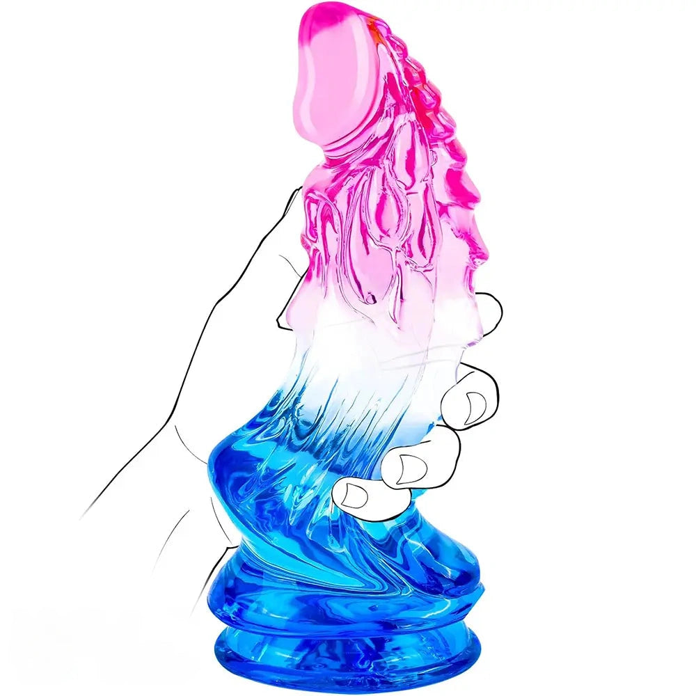 8.7in Dragon Big Dildo Anal Sex Toy For Women Vagina Masturbator