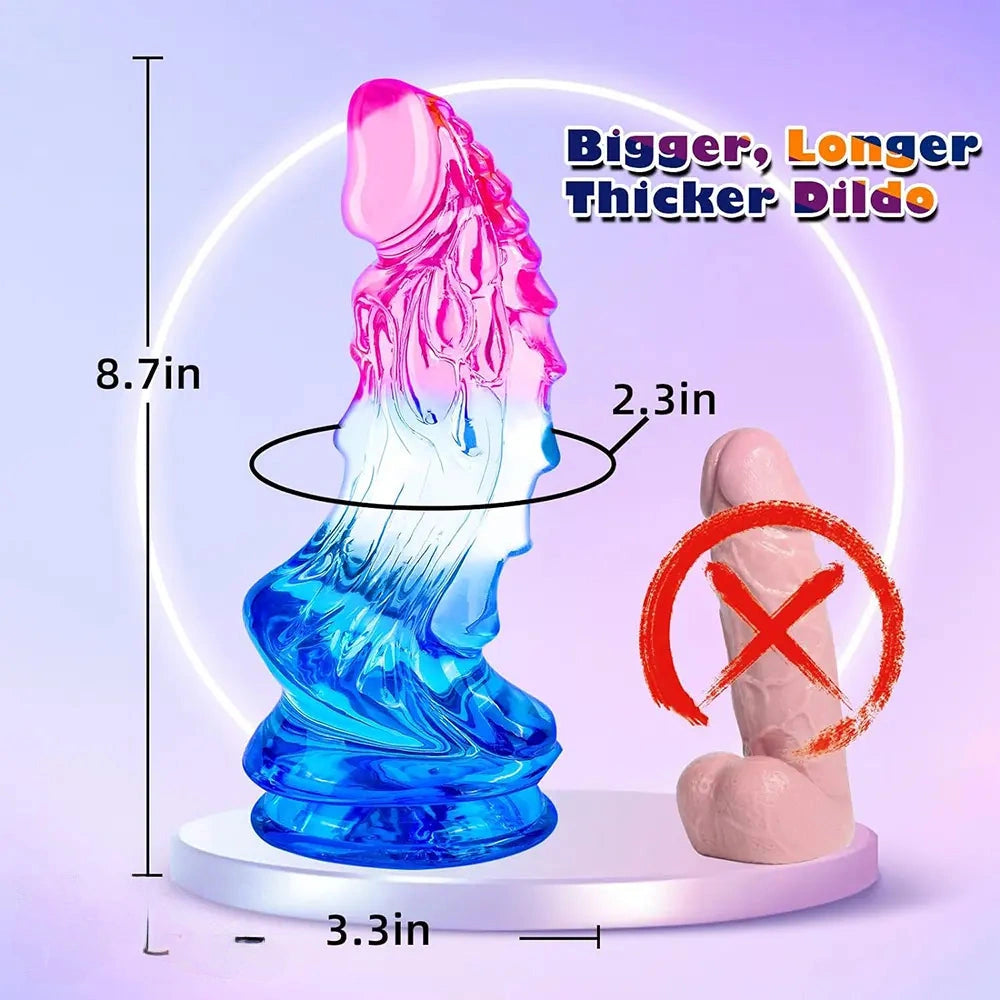 8.7in Dragon Big Dildo Anal Sex Toy For Women Vagina Masturbator