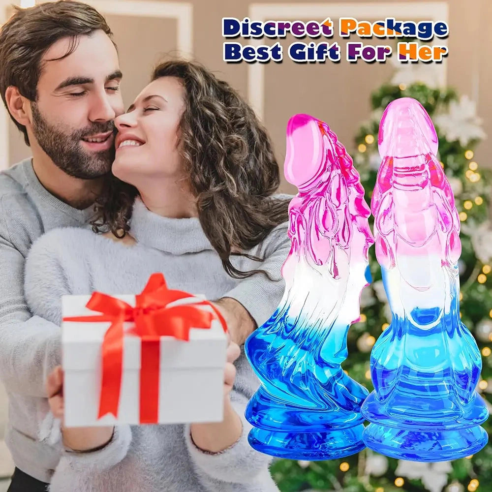 8.7in Dragon Big Dildo Anal Sex Toy For Women Vagina Masturbator