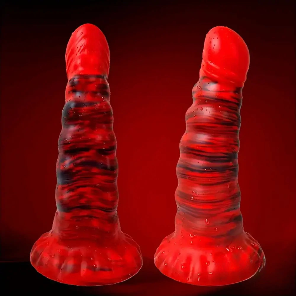 8.7in Fantasy Big Silicone Soft Fat Dildo For G-Spot Anal Stimulation Women