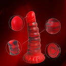 8.7in Fantasy Big Silicone Soft Fat Dildo For G-Spot Anal Stimulation Women