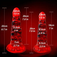 8.7in Fantasy Big Silicone Soft Fat Dildo For G-Spot Anal Stimulation Women