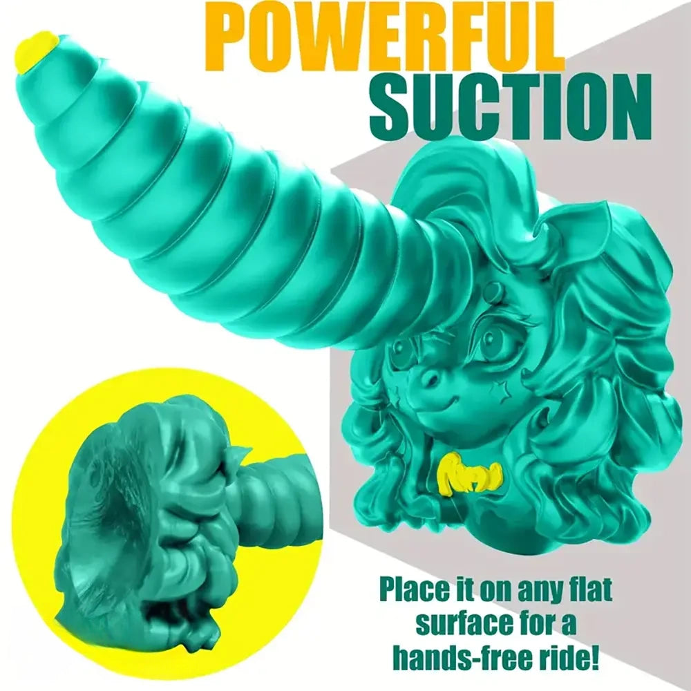 8.7in Fantasy Odd Silicone Soft Big Anal Dildo For Halloween Christmas