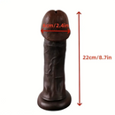 8.7in G-Spot Stimulating PVC Big Head Mushroom Dildo For Women