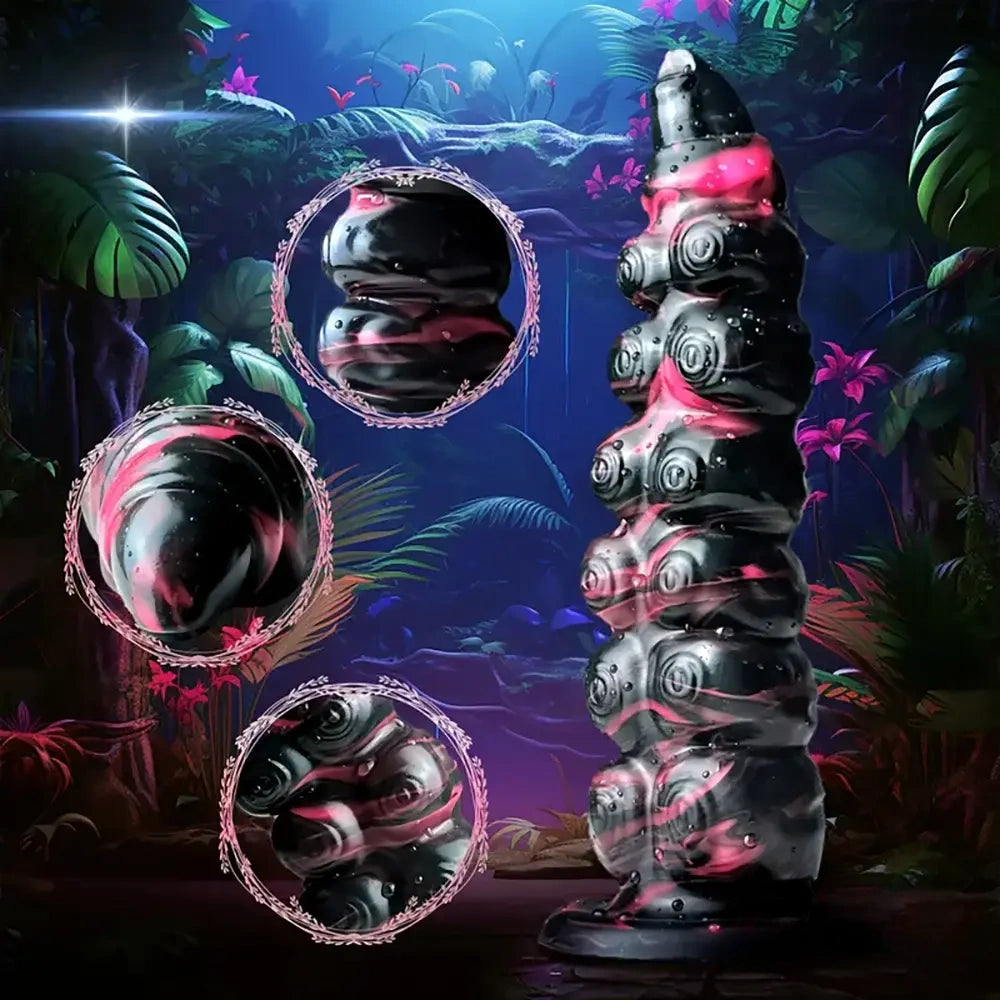 8.7in Monster Octopus Tentacle Big Silicone Soft Dildo For Couples