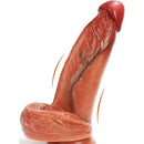 8.7in Realistic Liquid Silicone Big Dildo Durable Manual Adult Sex Toy