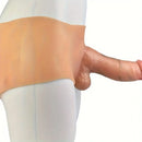 8.7in Realistic Silicone Strapon Cock Skin Wearable Tone Dildo Pants