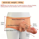 8.7in Realistic Silicone Strapon Cock Skin Wearable Tone Dildo Pants