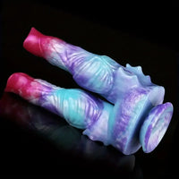 8.7in Silicone Flexible Monster Double Sided Fantasy Dildo For Couples