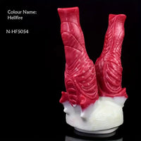 8.7in Silicone Flexible Monster Double Sided Fantasy Dildo For Couples